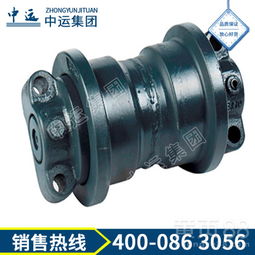 挖掘機四輪一帶底盤件支重輪 以日立EX70為例